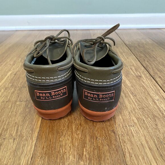 LL Bean Bean Boots Shoes Mens 9.5 M Low Rubber Moc Duck Waterproof Hunting USA main image 9